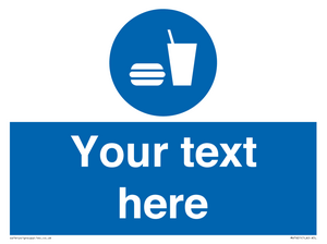 Custom mandatory eat and drink